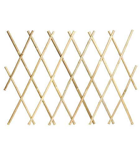 Verdemax 5270 X 1,8 x 0,6 m Treillis Extensible en Bambou – Naturel