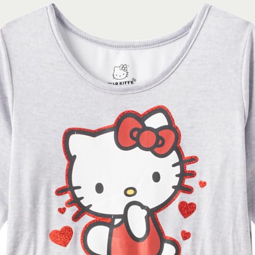 Hello Kitty Sanrio Girls Long Sleeve Dress for Toddlers and Big Kids3