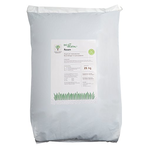 Biovege Valley Organic Lawn Fertiliser with Guano, Natural, long-lasting Effect Clay Humus/Mineral Complex