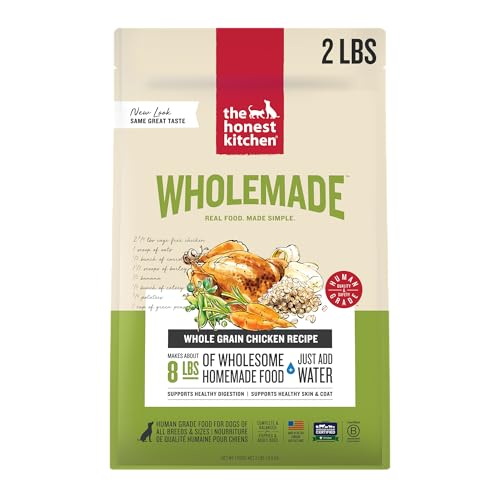 The Honest Kitchen Human Grade Wholemade™ Dehydrated Dog Food, Whole Grain Chicken, 2 lb Bag