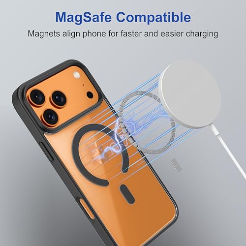 Image of amazon basics Back Case Cover for iPhone 17 Pro Max | Compatible for iPhone 17 Pro Max Back Cover | Scratch-Resistant Back Cover | Black
