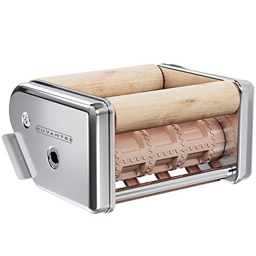 Nuvantee Ravioli Maker Attachment - 150 mm Detachable Ravioli Cutter - Stainless Steel Ravioli Machine