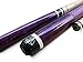 49% Off Sale - Champion ST Irish Wrap Purple Maple Pool Cue, Black Fury Case, Champion Sport/Cuetec Glove, Model: ST-10, 20 oz