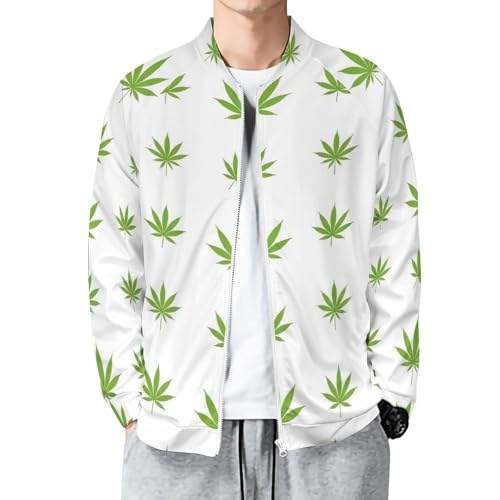 Chaqueta suave de moda para hombre, cuello redondo, cierre miniatura 1
