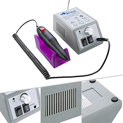 Pulidora de uñas eléctrica Sina con accesorios Cover