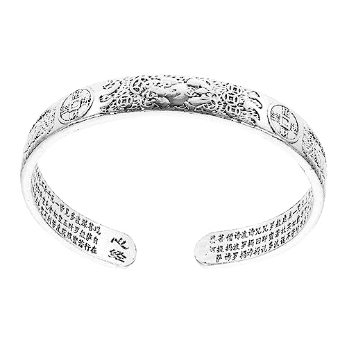 minkissy Pulsera De Moneda De Plata Vintage Brazalete Pulseras Pulsera De Estado De Ánimo Pulsera De Cuentas Decoración Para Mujer Decoración Retro Pulsera Personalizada Pulsera De