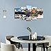Wall Art Painting 5 Panel Old Classic and Vintage Cars at Rural Junkyard in Winter Painting Pictures Print On Canvas Car The Picture for Home Modern Decoration Stretched by Wooden Frame Ready to Hang