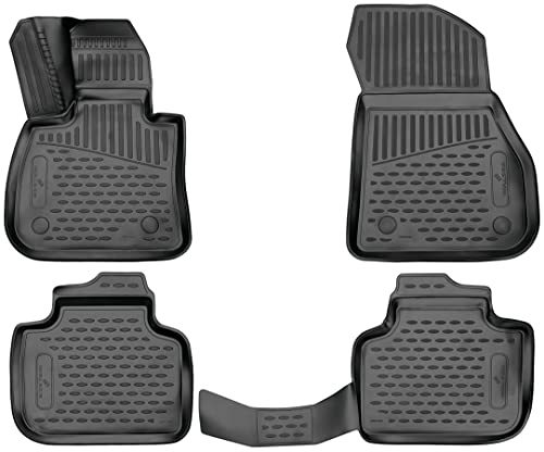 Tapis de sol sur mesure XTR de qualité supérieure en caoutchouc pour le plancher de votre BMW X1