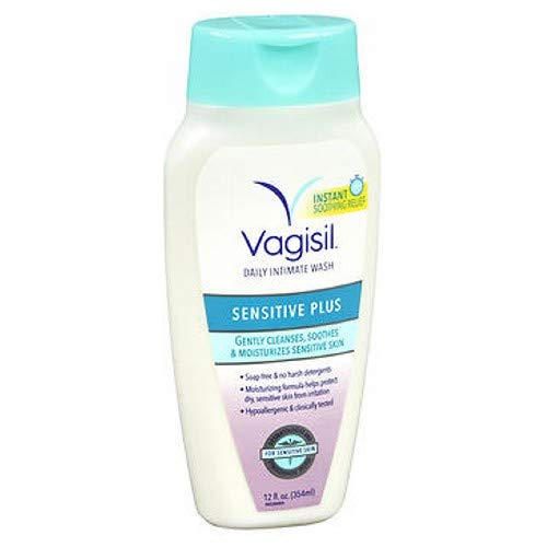 Vagisil Sensitive Plus Moisturizing Wash 12 oz (Pack of 3)