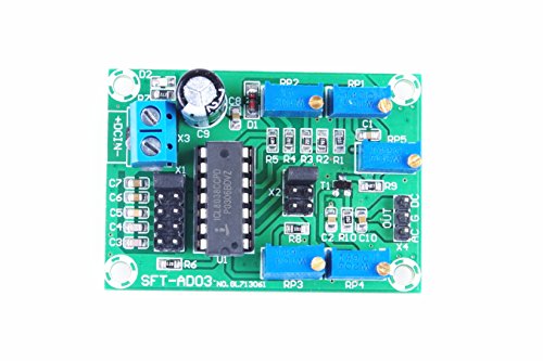 KNACRO ICL8038 Waveform Signal Generator Module Low Frequency Signal Source Sine Wave/Triangular Wave/Square Wave