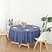 Evershine (12-Pack Heavy Duty Plastic Table Covers Tablecloth (Reusable) (Round 84