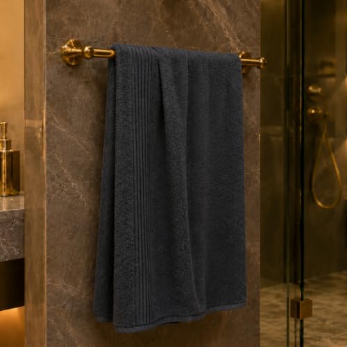 Image of 12-Pack Bath Towel, 27 x 54 inch, Commercial-Grade, Hotel & Spa Quality, Grey
