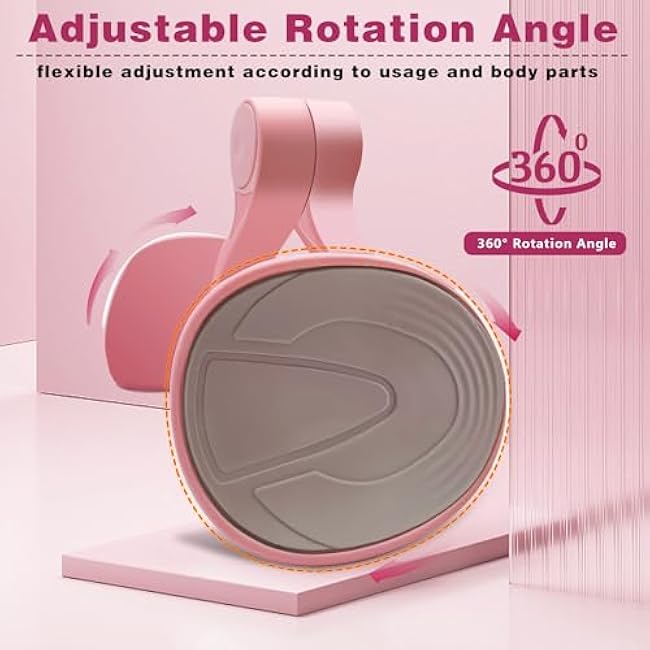 Inner Thigh Exerciser for Women, Thigh Trainer Hip Trainer Kegel Exercise Workout Equipment, Pelvic Floor Muscle Trainer with Resistance Band, Hip and Pelvis Trainer Device for Home Gym (Pink)