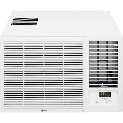 Image of LG LW1223HR 12200 BTU Window Air Conditioner with 570 Square Feet Coverage, Quiet Operation, and LED Display White (Renewed)