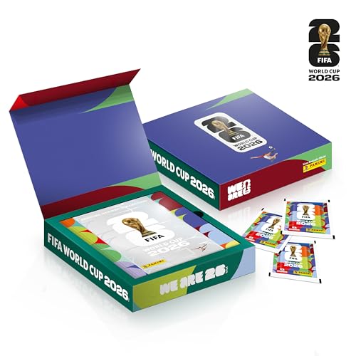 Copa do Mundo 2026 Box Premium Imã C/ 1 Álbum Capa Dura Prata + 4...