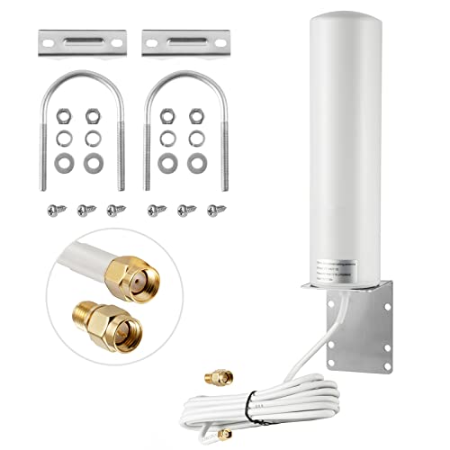 High Gain 10dBi Outdoor 4G LTE Cellular Trail Camera Antenna with 16.4FT Cable for All Series SPYPOINT Link Micro Link EVO Spartan GoCam Camera 3G 4G LTE Mobile Cell Phone 4G LTE Router, Eifagur