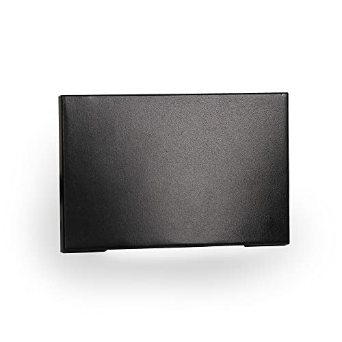 WAC Landscape Lighting, LEDme 120V LED Horizontal Scoop Indoor and Outdoor Step and Wall Light 3000K Built-in LED in Black