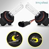 Innovited HID Xenon 9006 HB4 10000K Replacement Bulbs (1 Pair) Light Blue