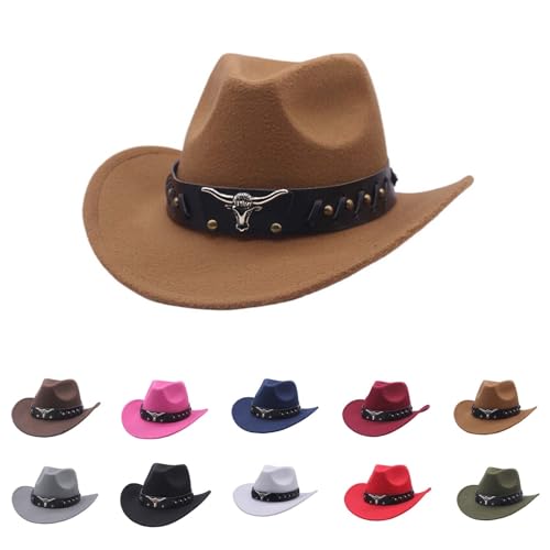 Generico Cappello da Cowboy a Larga Occidentale...