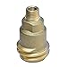 onlyfire 5042 QCC1 Propane Gas Fitting Hose Adapter with 1/4 Inch Male Pipe Thread, Propane Quick Connect Brass Fittings