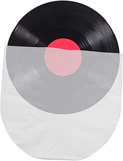 SECFOU 50 Peças Caixa De Joia Registro Mangas Externas Protetor De Manga Capa De Plástico Discos De Vinil Disco De Vinil Sade Vinil Plástico Capa Transparente CD Saco De Plástico O Álbum