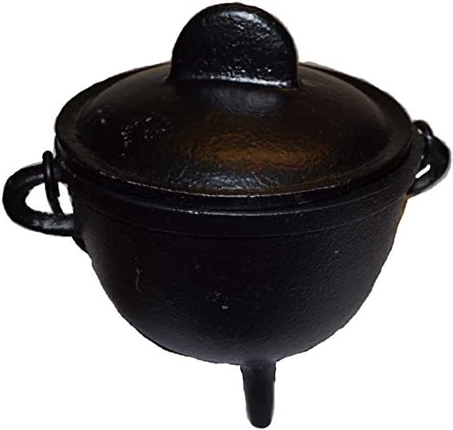 AzureGreen - Soporte para palillos de incienso (hierro fundido, ovalado), color negro