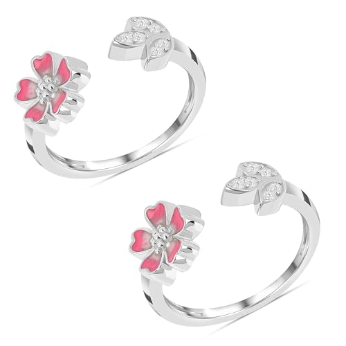 Image of ROOVI 925 Sterling Silver BIS Hallmarked Toe Ring I Gifts for Girlfriend, Gifts for Women & Girls| With Certificate of Authenticity and 925 Stamp