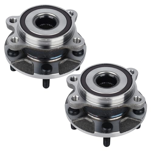 Autoround Pair 513258 Front Wheel Hub and Bearing Assembly for Toyota RAV4 2006-2018/ Mirai 2016-2020, Scion tC 2011-2016 5Lugs w/ABS