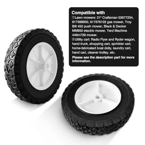 72-108 Wheels - Compatibility with Lawn Mowers