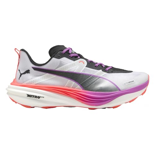 PUMA Mens Deviate Nitro Elite Trail Trail Running Sneakers Shoes - White