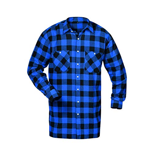 CRAFTLAND Flanellhemd Webflanell Extralang- Gr. 4XL, Blau CRAFTLAND Flanellhemd Webflanell Extralang- Gr. 4XL, Blau