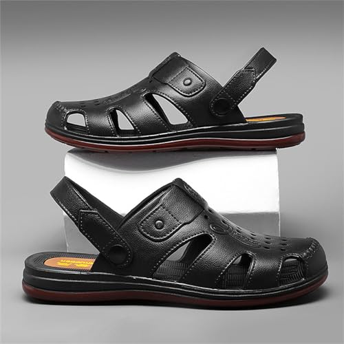 Men's Summer Casual Soft Sole Non-slip Sandals Breathable Comfortable Beach Shoes2