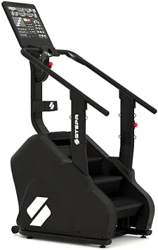 STEPR PRO Classic Stair Master with LED Touchscreen, Commercial Grade Stairmaster Machine for Home, 190 Steps/Min, Resistance Band Attachments, 400 lb Capacity