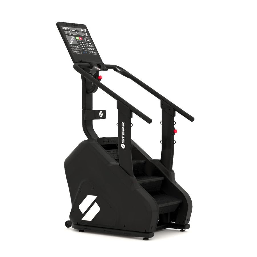 Image of STEPR PRO Classic Stair Master with Get on & Go Console | Light Commercial or Home Use, 190 SPM, 7 inch Step Height, 400 lb Capacity Stair Stepper Machine