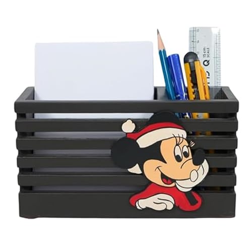 Image of Decorative Embossed Design Pencil and Pen Stand | Desk Organizer for Stationery Storage | Suitable for Office Desk, Study Table, Home and Workspace Use (Design 13)