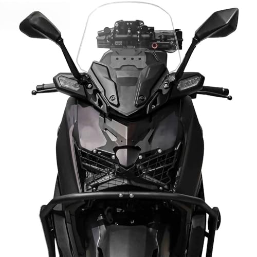 Grille phare X-MAX 300 2023-2024 : cache-phare finition carbone - 2