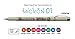 Pigma Line Drawing 8 Color pens Set, Bible journaling Study kit, Assorted fine Point 01 (Multi 8 Colors)