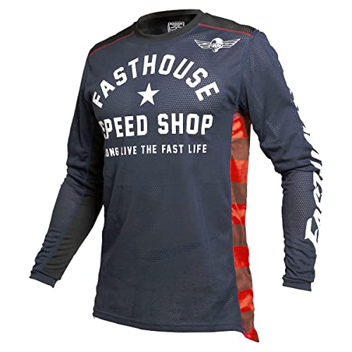 FASTHOUSE Originals Air Cooled Jersey (Navy/Black, Small)