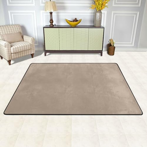 Tapis de sol absorbant en velours fin HYTTER marron clair durable - 3