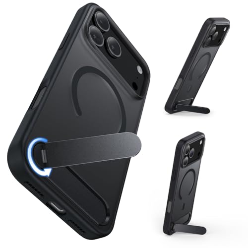 Étui avec béquille pour téléphone 2026 Pro Max noir protection