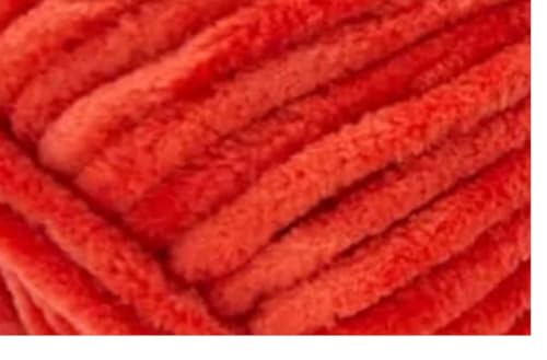 Image of Premier Yarns Parfait Chunky Chenille 3.5 Oz Super Bulky Weight 3 Pack Bundle with Bella's Stitch Place Holders (Pumpkin)