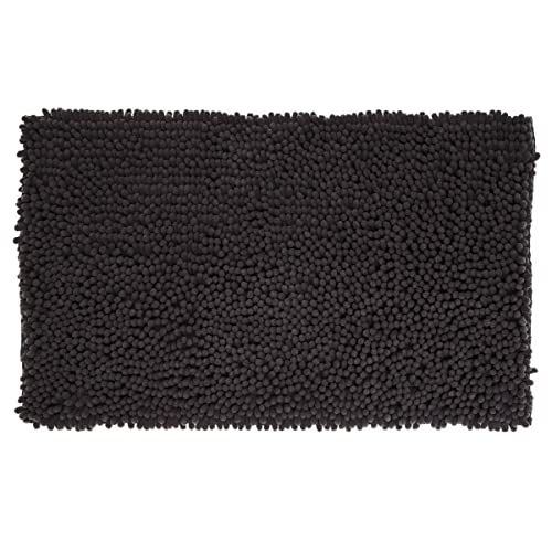 5five - tappeto da bagno colorama 50x80cm nero