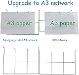 Drying Rack, Removable Watercolor Painting Easel with Roller Oil Painting Board, 4K, 8K, A2, A3 Paper Magazine Drying Engineering Drawing Rack - Image 3
