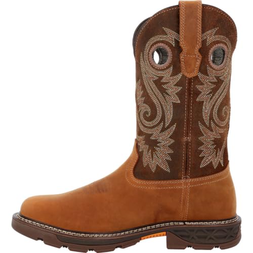 Georgia Boot Carbo-Tec FLX Alloy Toe Waterproof Pull-on Work Boot Brown