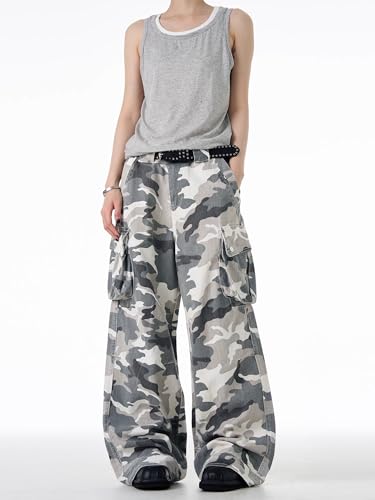 GUOYUXIAO Men's Jeans American-Style Workwear Pants Loose-fit Wide-Leg Casual Trouser for Men4