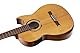 Ortega Guitars Konzert Gitarre Elektro-Akustisch – Slim Neck, Thinline Body – Signature Series – Inklusive Gig Bag und Schutzfolie – Massive Rotfichte, Walnuss, Natur (FLAMETAL-TWO)