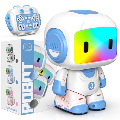 SENKUTA Robot Toy for Kids,Remote Control Robots with Smart Interactive Dancing, Programmable Toy, Rechargeable Robots Toys for Age 3-8 Year Old Boys and Girls Christmas Birthday Gift Present Blue