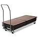 Alera Chair and Table Cart, 20-3/4w x 50-5/8d to 75-3/8d, Black