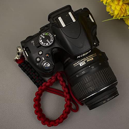 Image of Paracord Wrist | Camera Strap for Robust Hand Grip To Hold All DSLR Camera | Heavy gear | Binocular -Alloy camera strap
