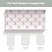Pink Bows Ribbon Baby Changing Pad Covers for Girls Pastel Pink Ribbons Fitted Changing Table Mats Watercolor Bows Girly Soft Diaper Change Table Cover Sheets for 32''×16'' Contoured Pad